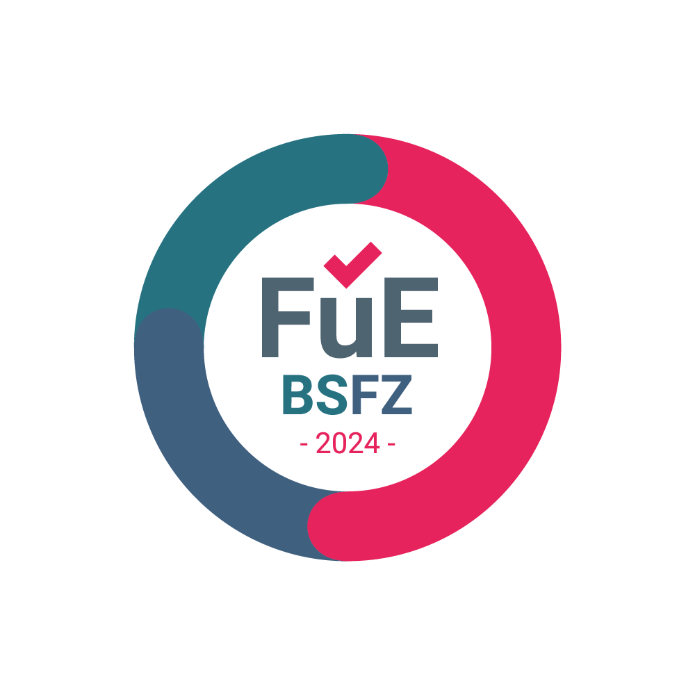 Das BSFZ-Siegel bescheinigt Unternehmen, die mindestens einen positiven Bescheid durch die Bescheinigungsstelle Forschungszulage (BSFZ) erhalten haben, ihre FuE-Tätigkeit.