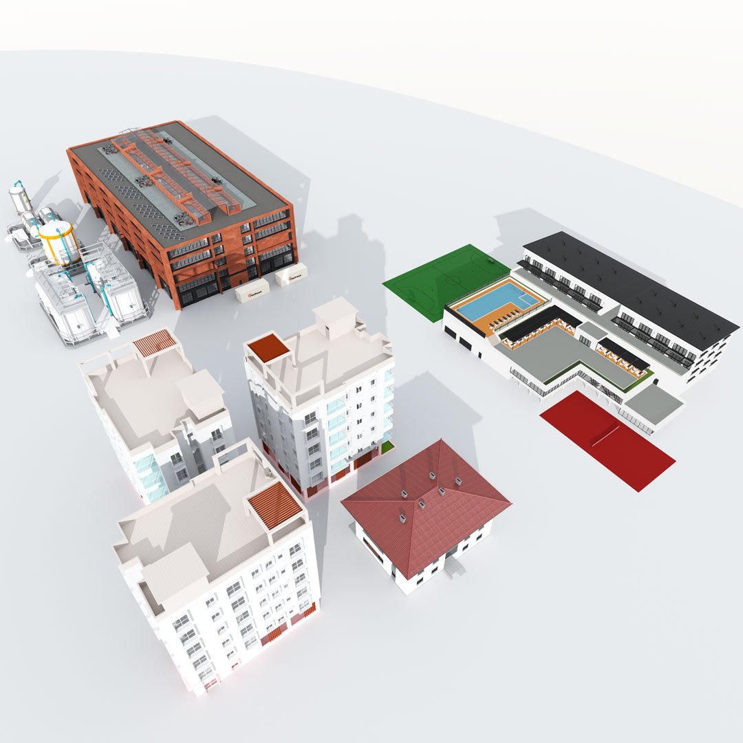 'Abwasserwärmerückgewinnung Anwendungsgebiete Wohnungsbau Industrie Freizeitindustrie