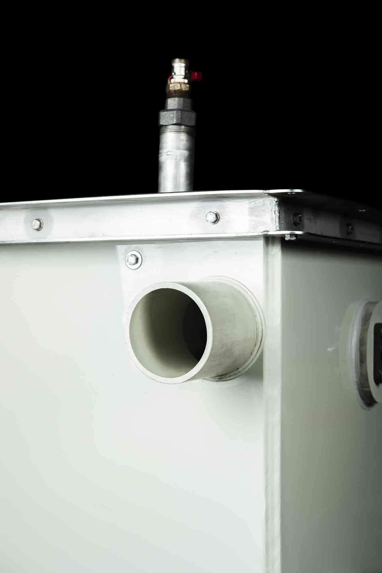 Wastewater heat exchanger ABW-DWT by revincus Detail shot